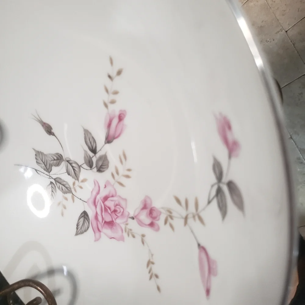 Rose Glow Japanese Bread plate